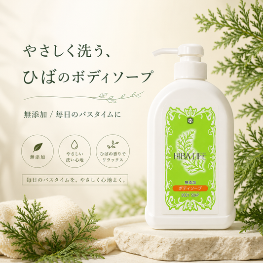 ひばの森 無添加ボディソープ